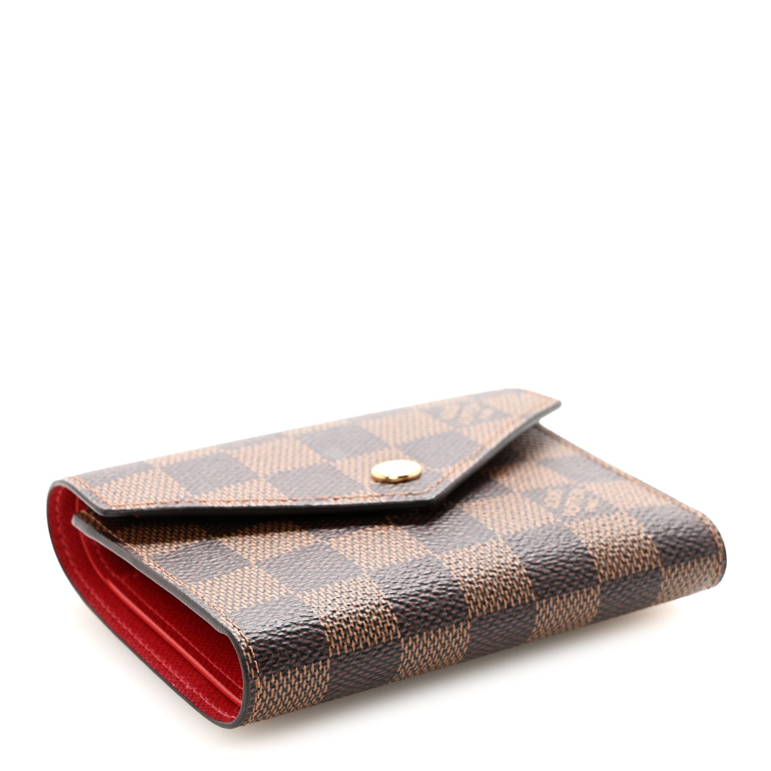 Louis Vuitton Damier Ebene Victorine Wallet Cherry 1866504