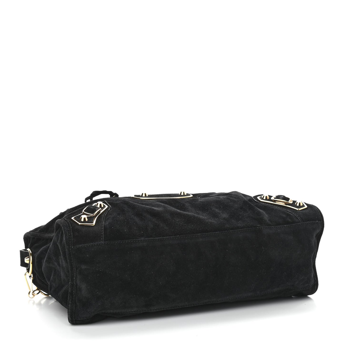 Baby Daim Gold Metallic Edge Hardware City Black