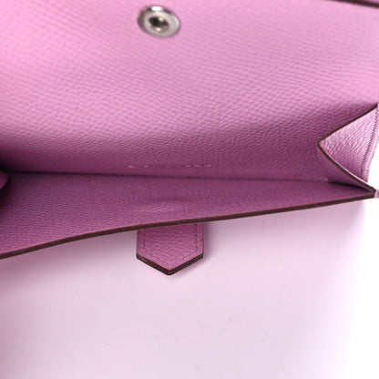 Hermes Epsom Mini Bearn Wallet Mauve Sylvester 6 of 12
