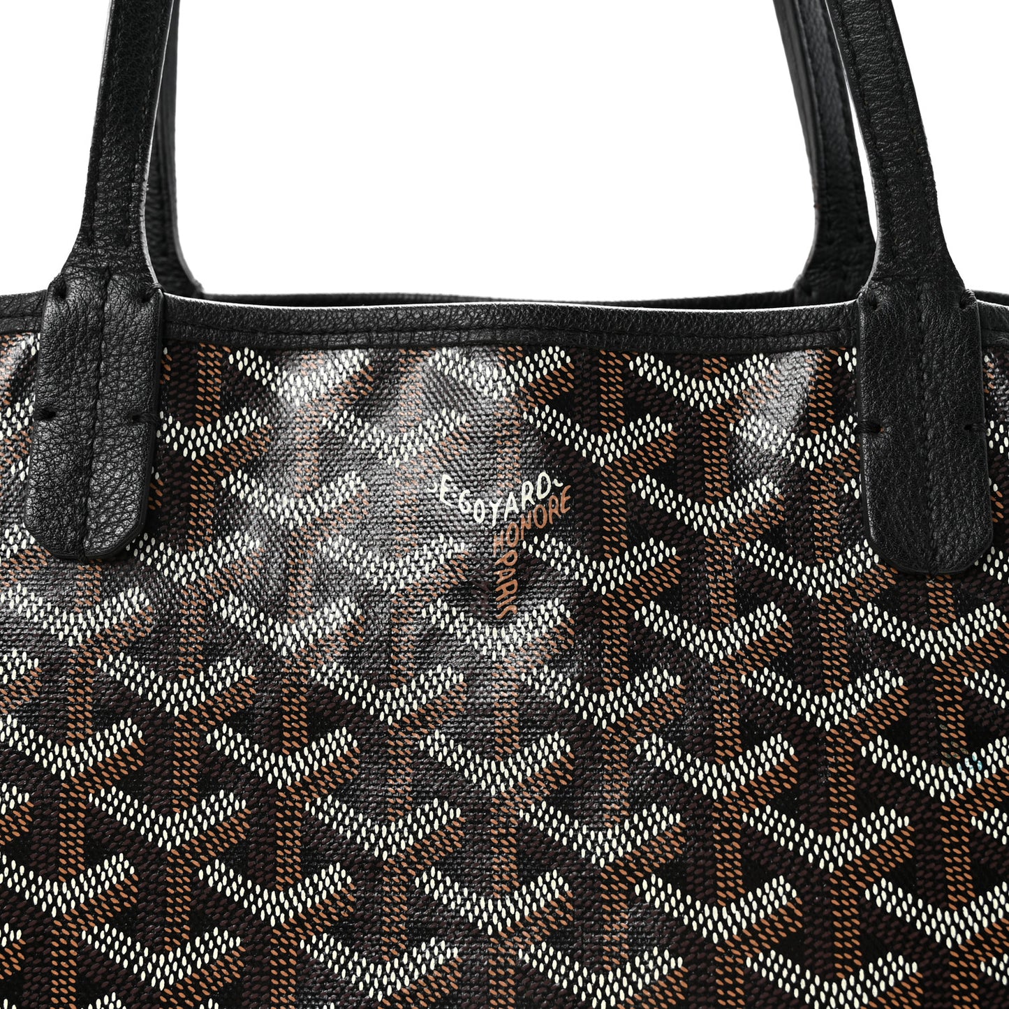 Goyardine Reversible Anjou PM Black