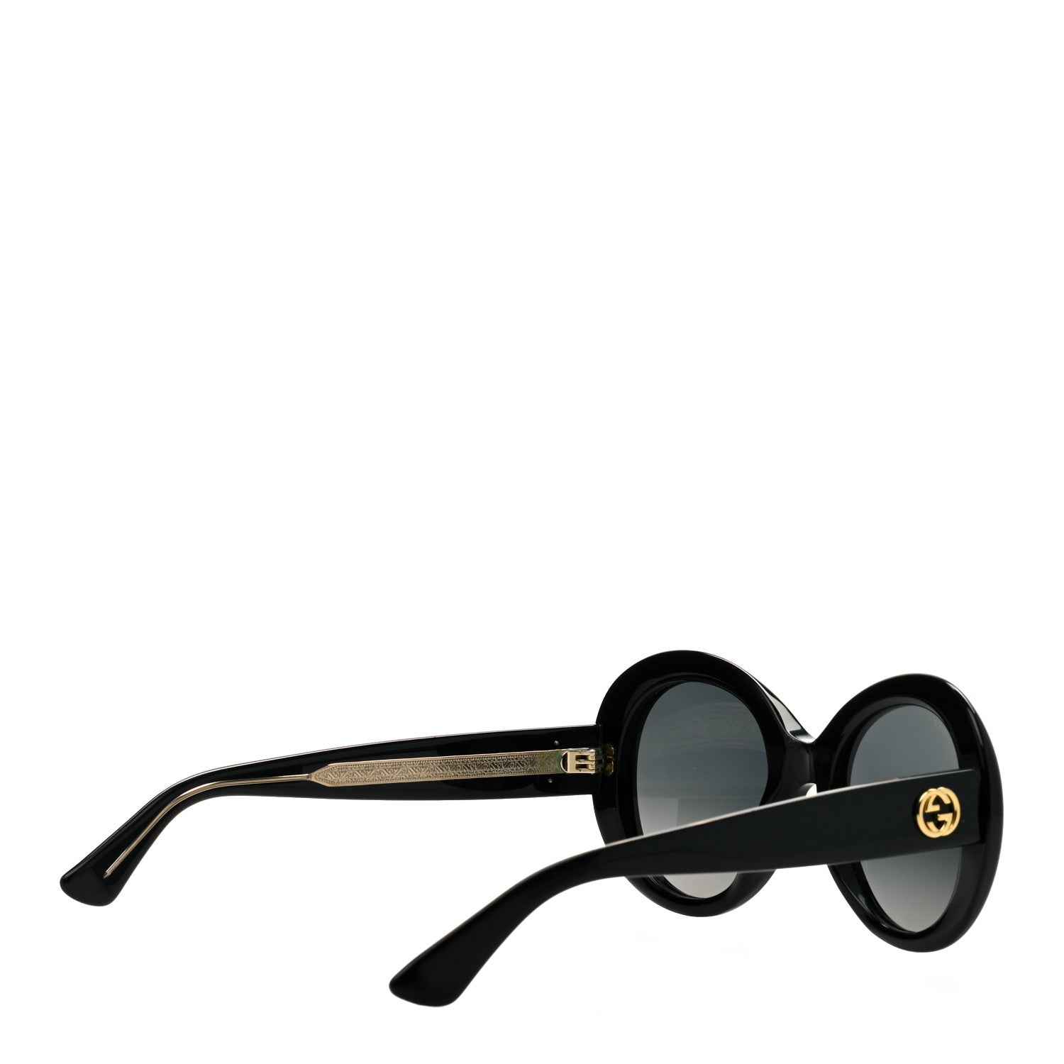 Gucci Round Sunglasses GG0140SA Black 4 of 5