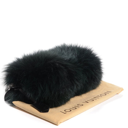 Louis Vuitton Fox Fur Lambskin Pochette Chaine Renard Vert Fonce 4 of 7
