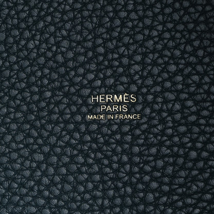 Hermes Taurillon Clemence Picotin Lock 18 PM Vert Cypress 6 of 10