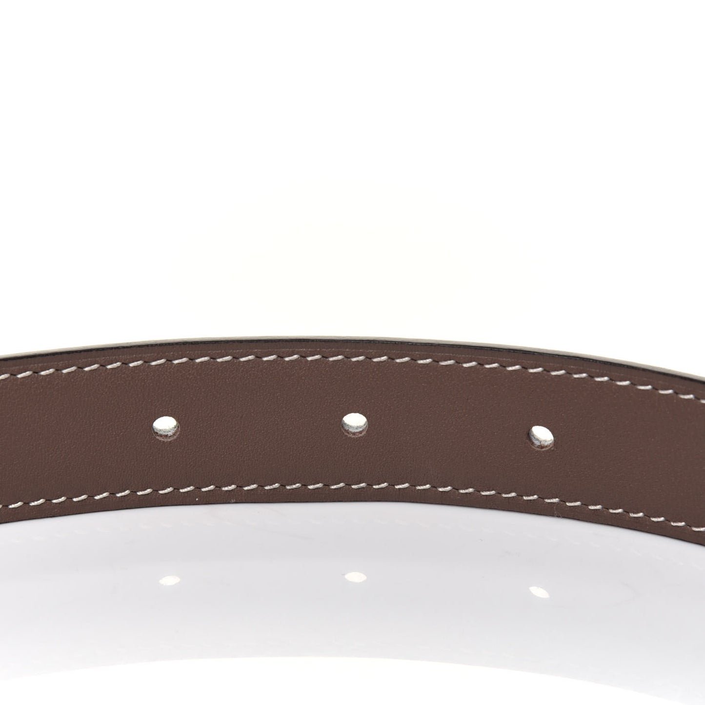 Swift Epsom 24mm Belt Strap 80 White Etoupe