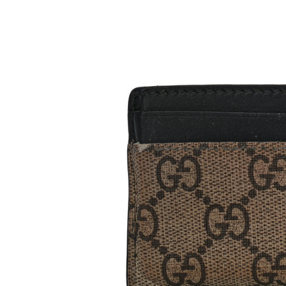 Gucci GG Supreme Monogram Tiger Print Card Holder Black 18 of 18