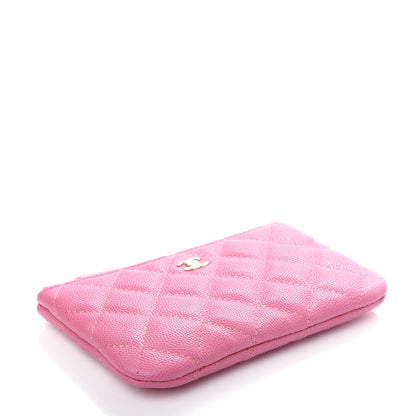 Chanel Caviar Quilted Small Cosmetic Case Pink 4 of 8