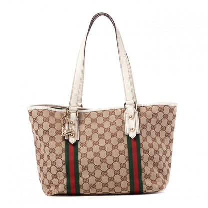 Gucci Monogram Medium Jolicoeur Tote White 1 of 8