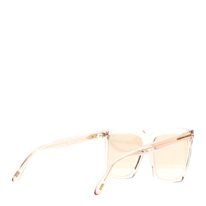 Tom Ford Acetate Polarized Sabrina Cat Eye Sunglasses TF764 Beige 4 of 7