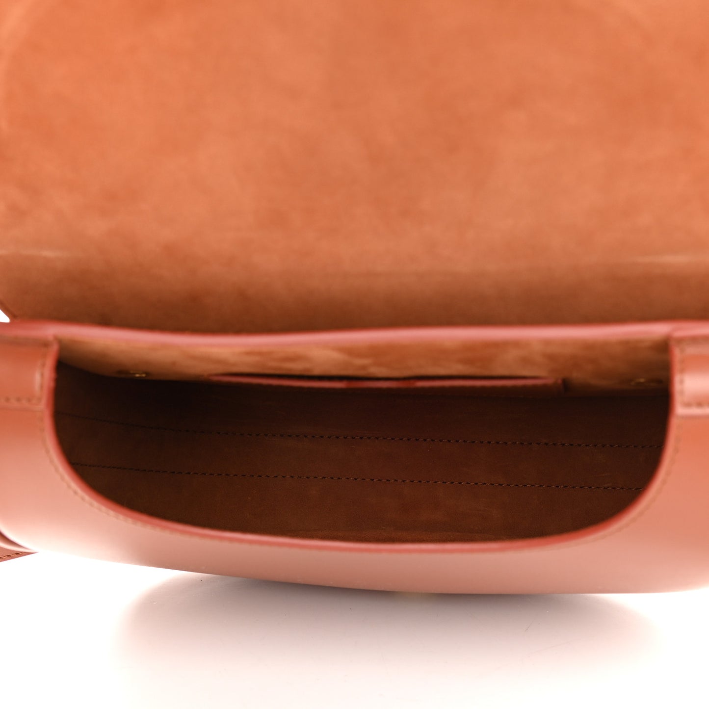 Box Calfskin Medium Bobby Flap Dark Tan