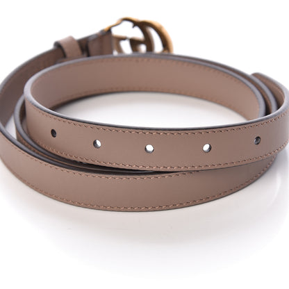 Gucci Calfskin Double G 20mm Belt 100 40 Porcelain Rose 5 of 7