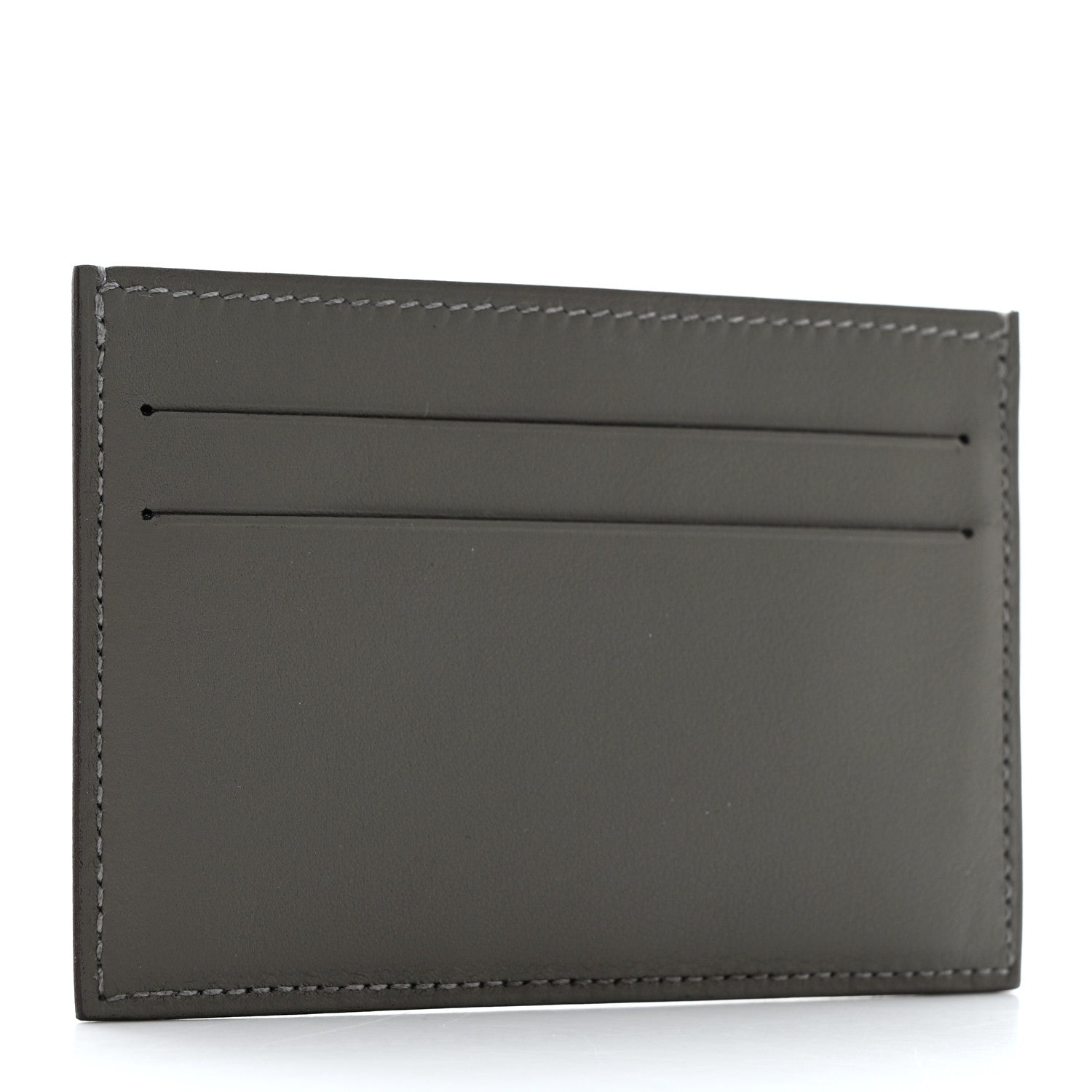 Hermes Swift Citizen Twill Card Case Gris Meyer 3 of 8