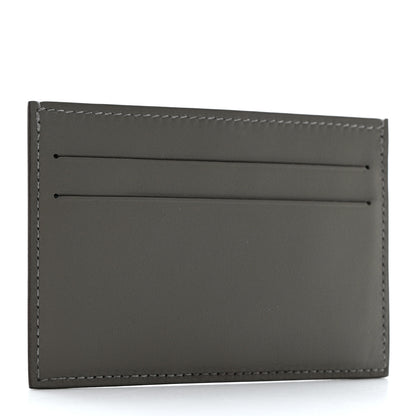 Hermes Swift Citizen Twill Card Case Gris Meyer 3 of 8