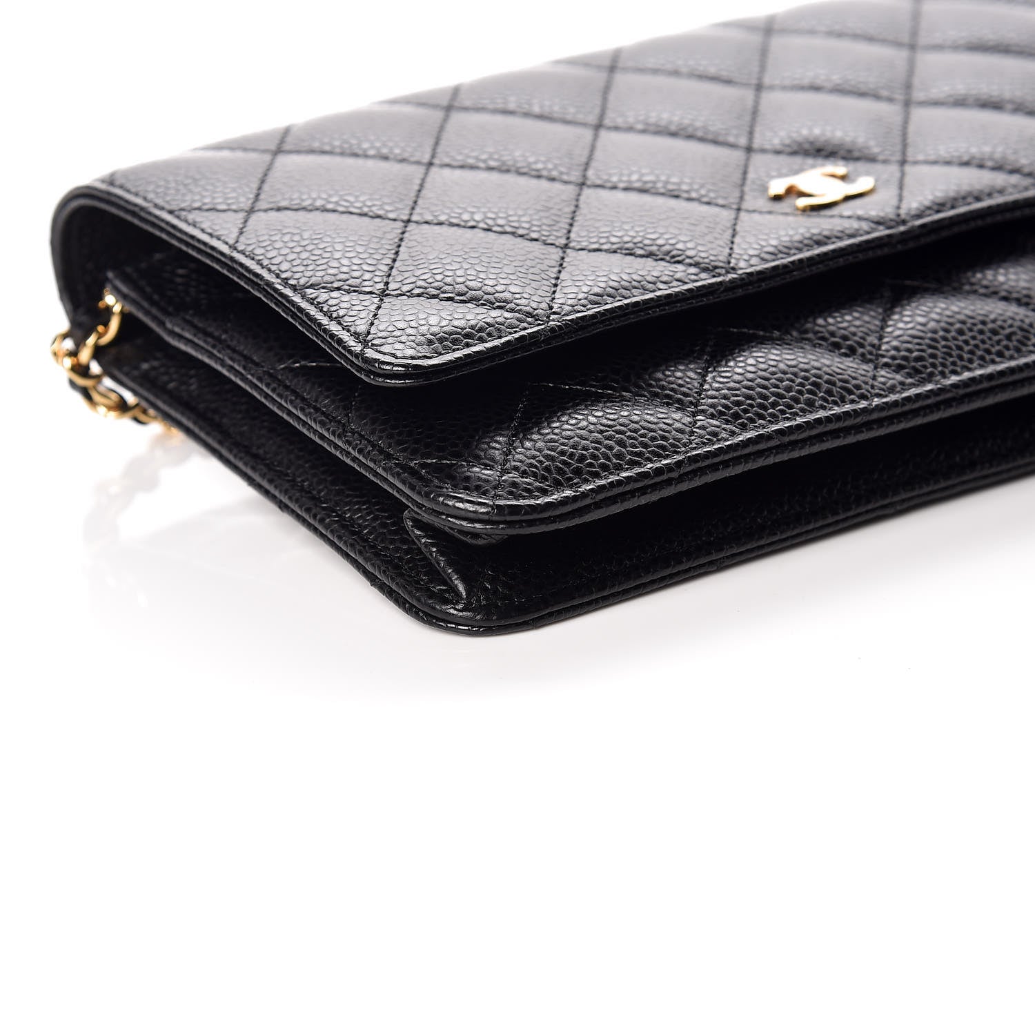 Chanel Caviar Quilted Wallet On Chain WOC Black 9 of 11