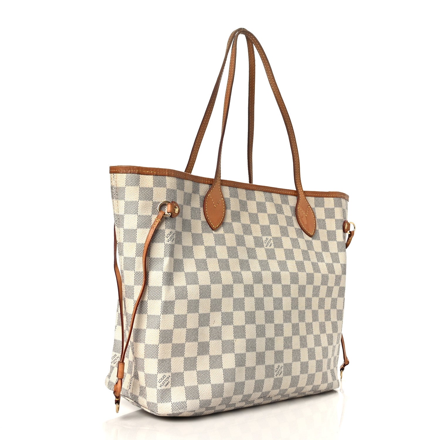Louis Vuitton Damier Azur Neverfull MM 3 of 10