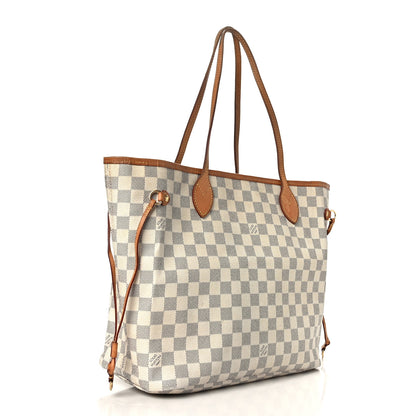 Louis Vuitton Damier Azur Neverfull MM 3 of 10