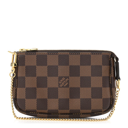 Louis Vuitton Damier Ebene Mini Pochette Accessories 1 of 7