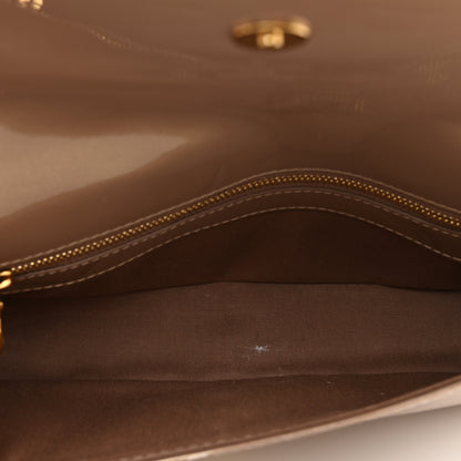 Louis Vuitton Patent Sobe Clutch Beige Poudre 5 of 8