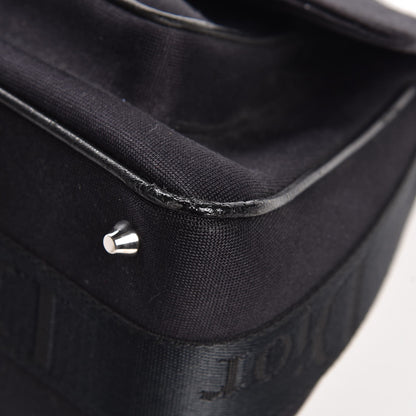 Christian Dior Silk Jersey Crystal Hardcore Clutch Black 11 of 13
