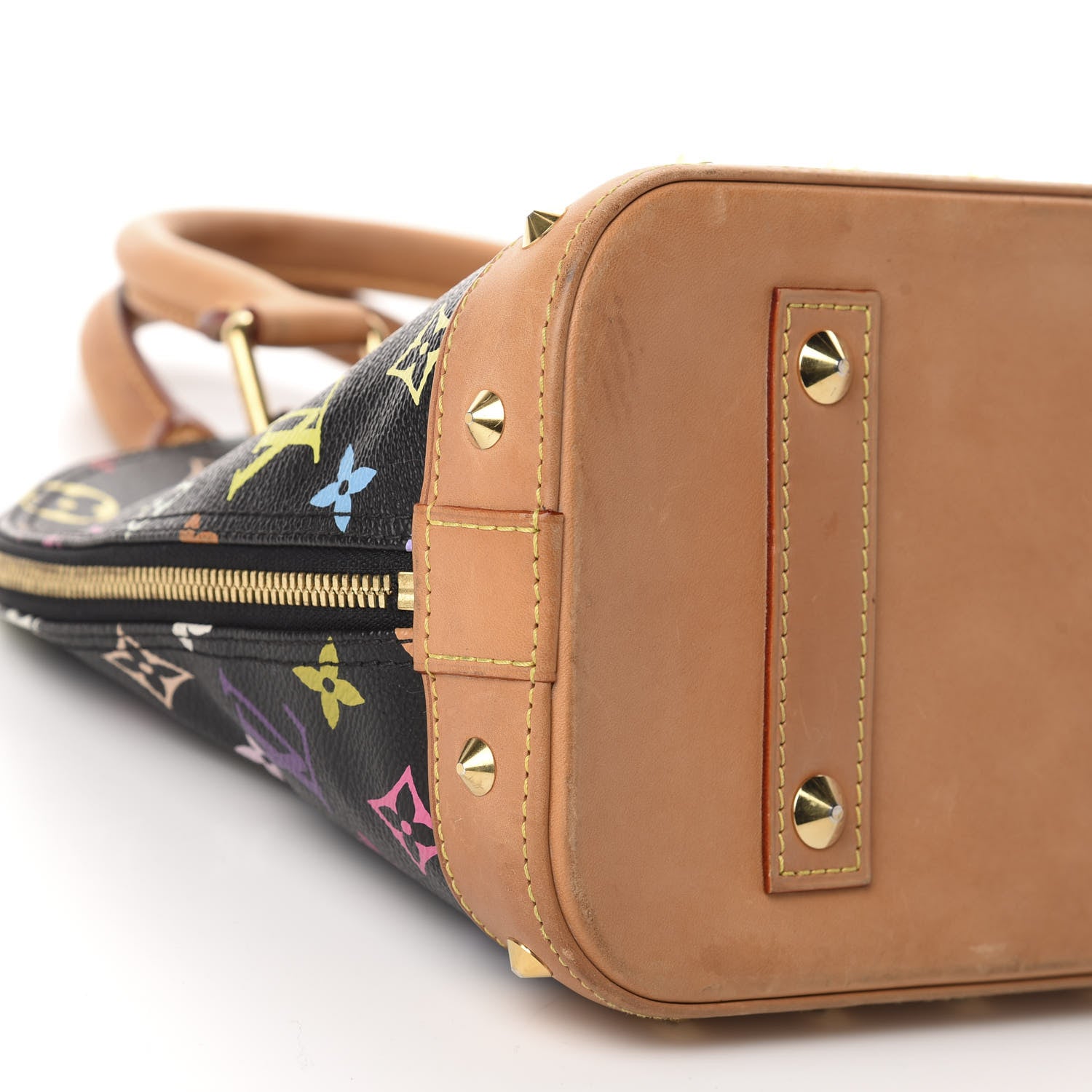 Louis Vuitton Monogram Multicolor Alma PM Black 6 of 9