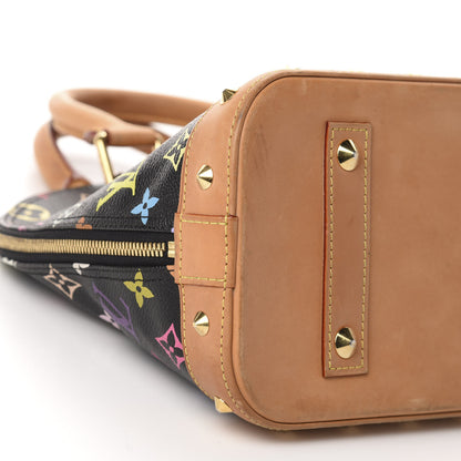 Louis Vuitton Monogram Multicolor Alma PM Black 6 of 9