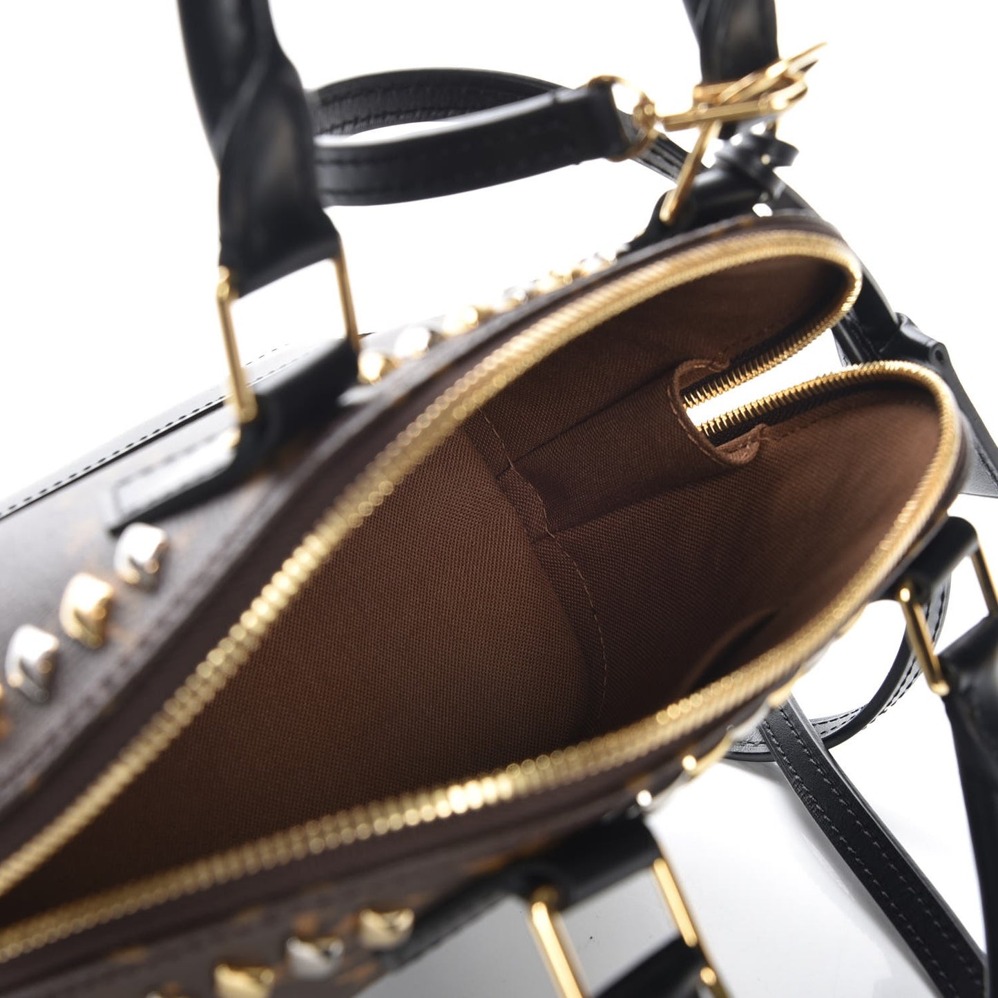 Monogram Macassar Studded Alma BB