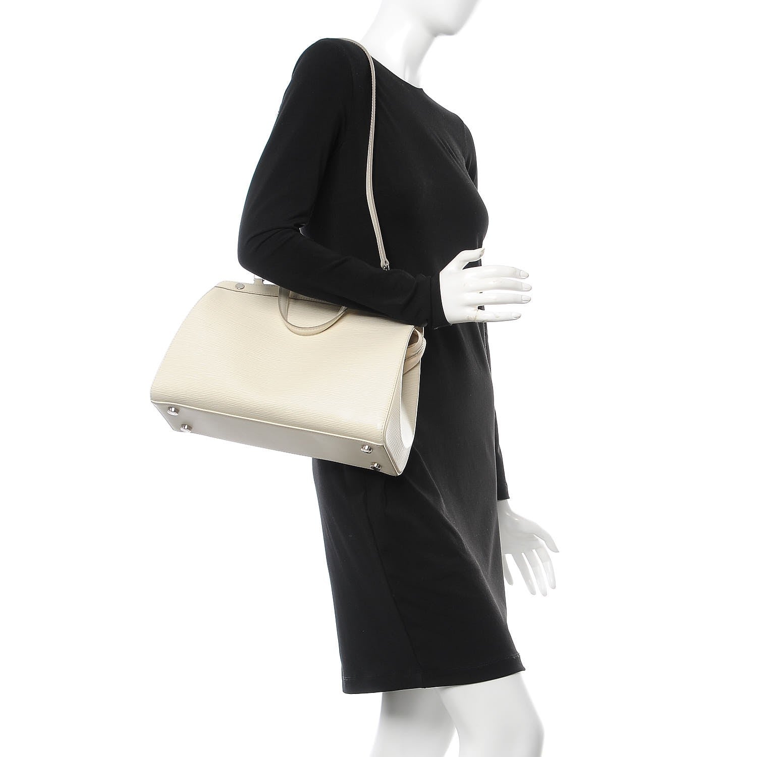 Louis Vuitton Epi Brea MM Ivory 2 of 12