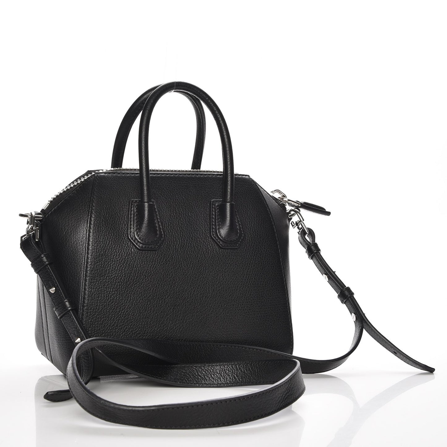 Sugar Goatskin Mini Antigona Black