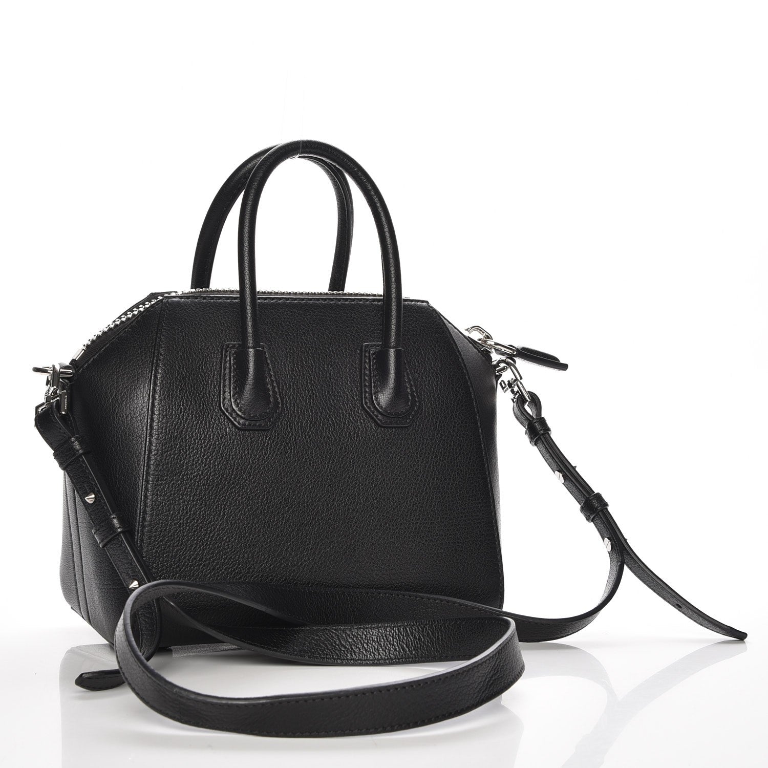 Givenchy Sugar Goatskin Mini Antigona Black 4 of 8