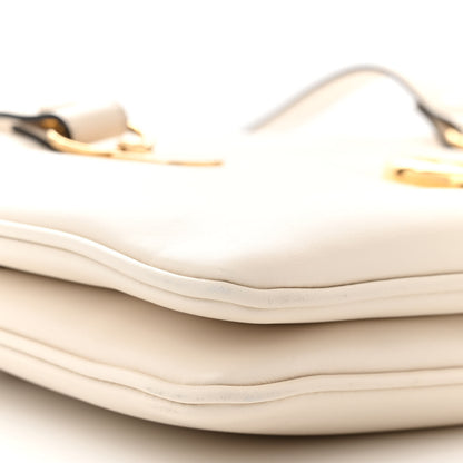 Gucci Vitello Palmellato Lux Arli Top Handle Bag White 10 of 11