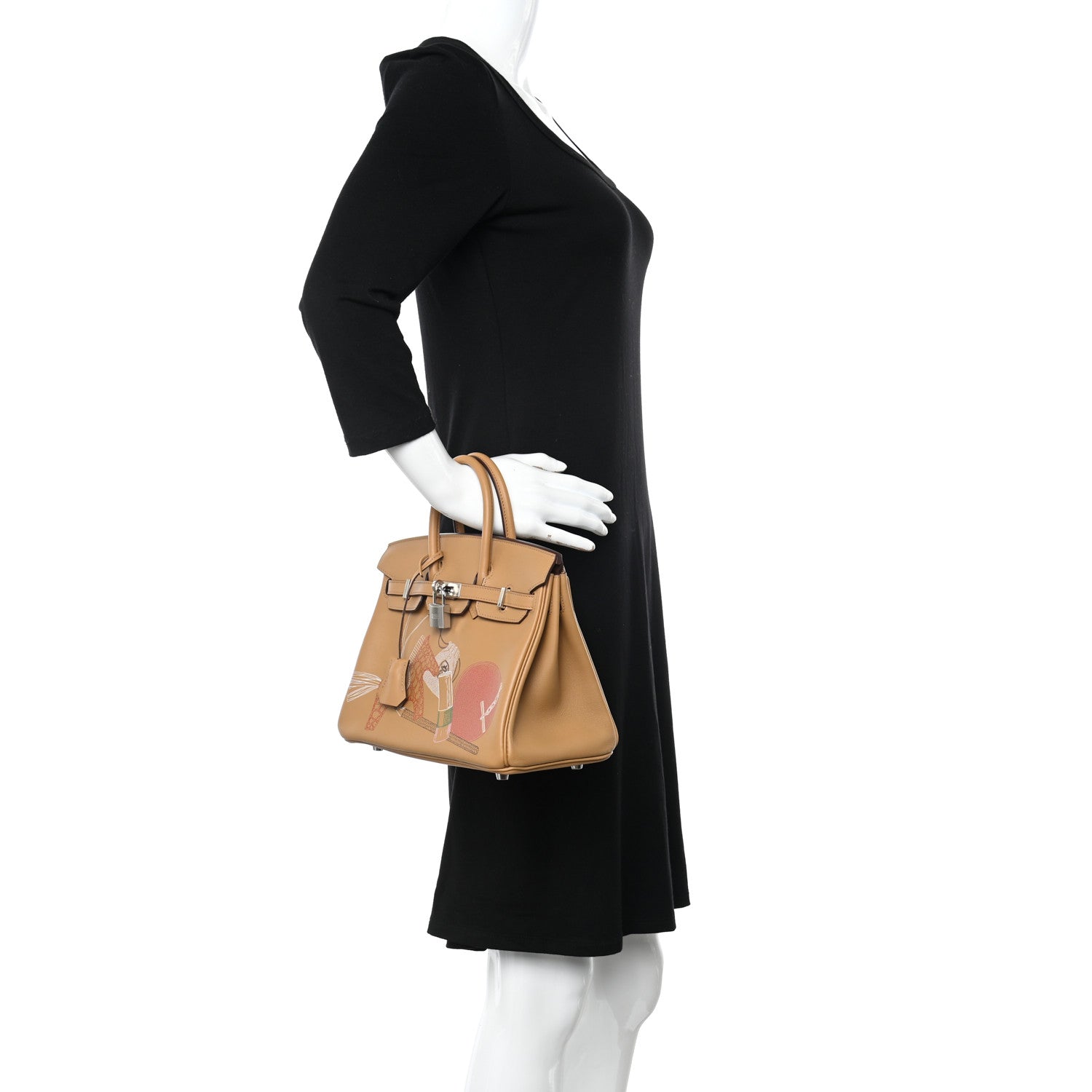 Hermes Swift In & Out Birkin 25 Biscuit 2 of 11