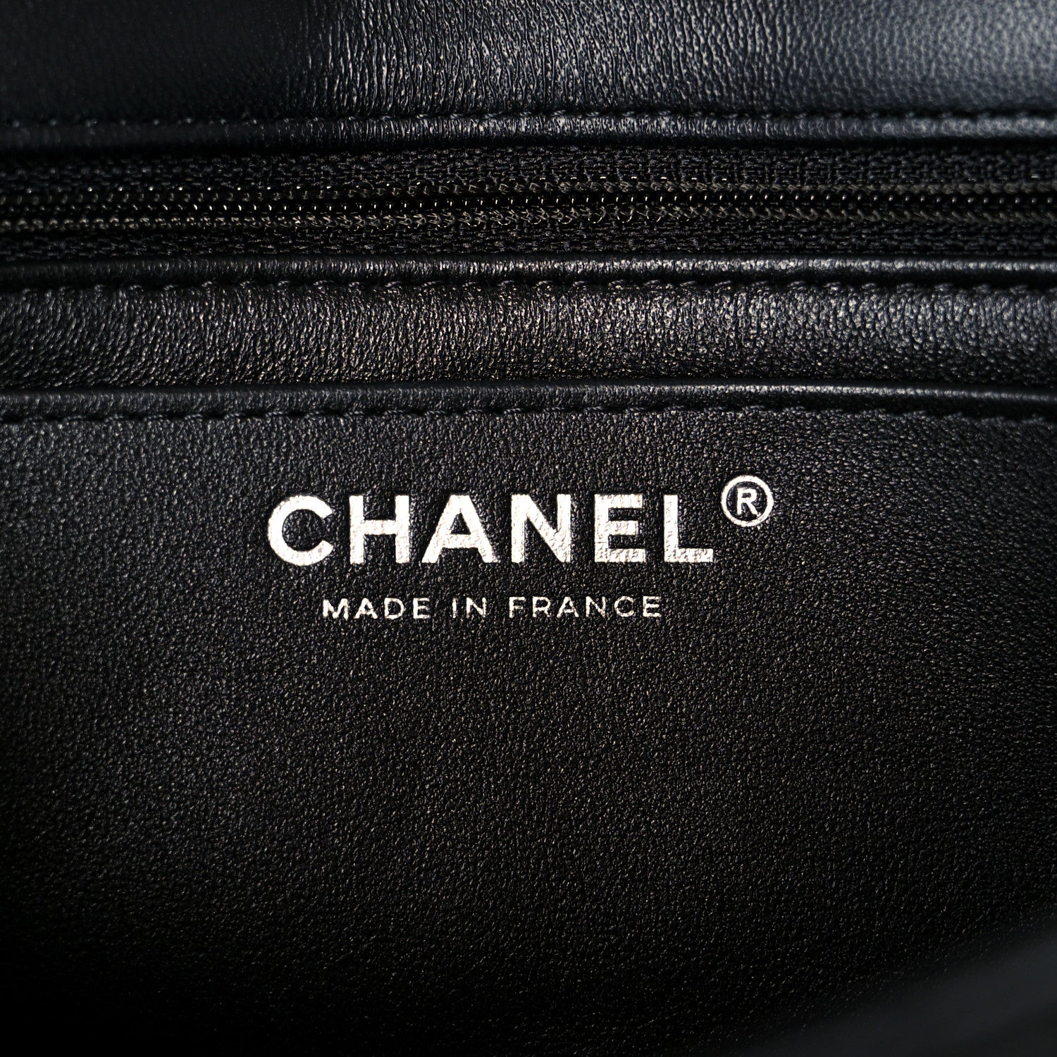 Chanel Lambskin Quilted Mini Rectangular Flap Black 6 of 12