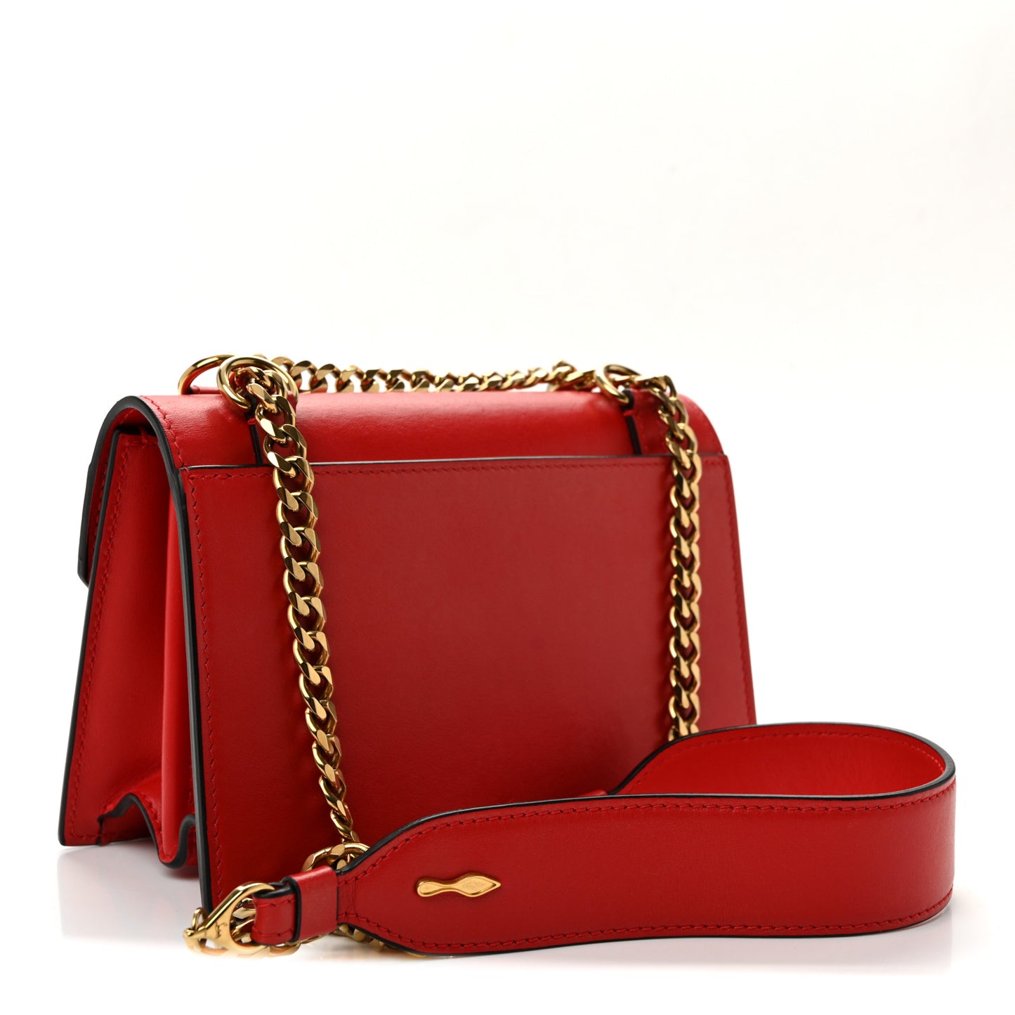 Calfskin Small Elisa Shoulder Bag Loubi