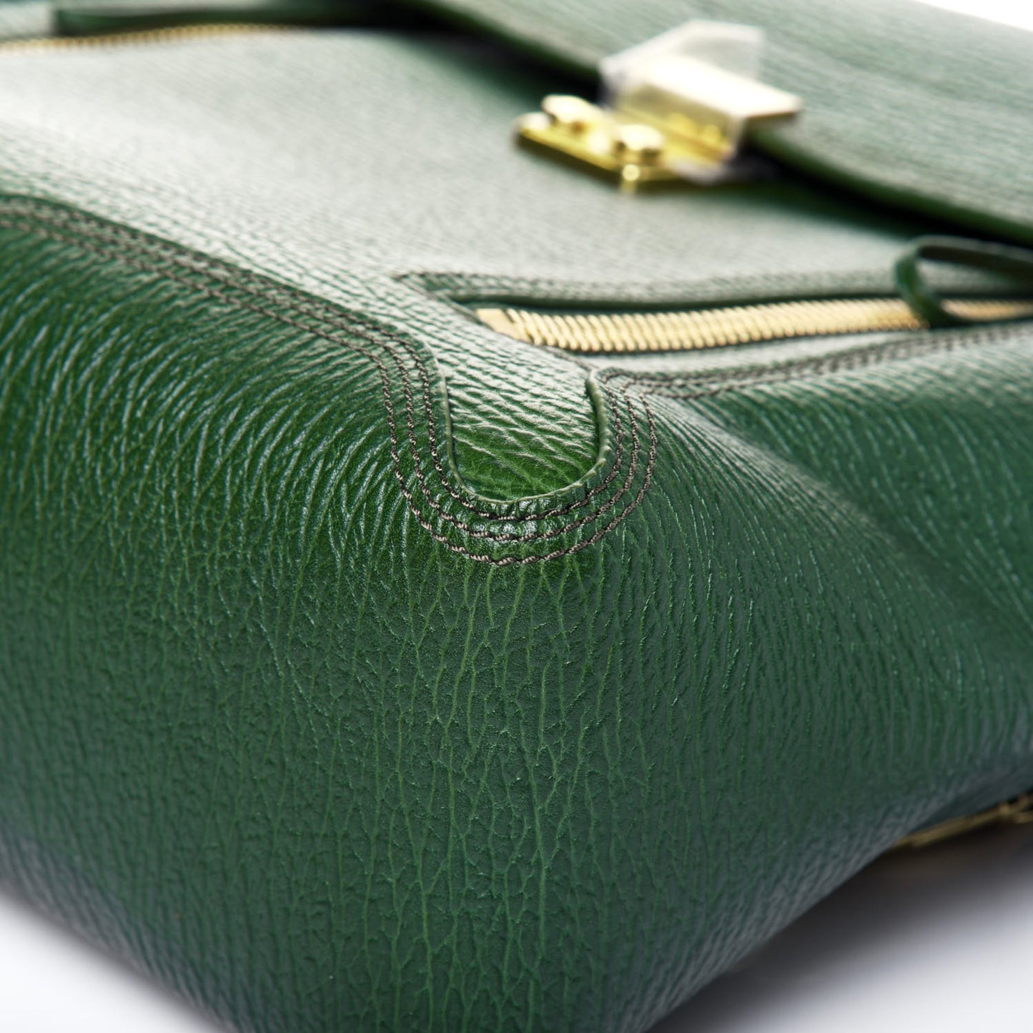 Textured Calfskin Pashli Backpack Jade