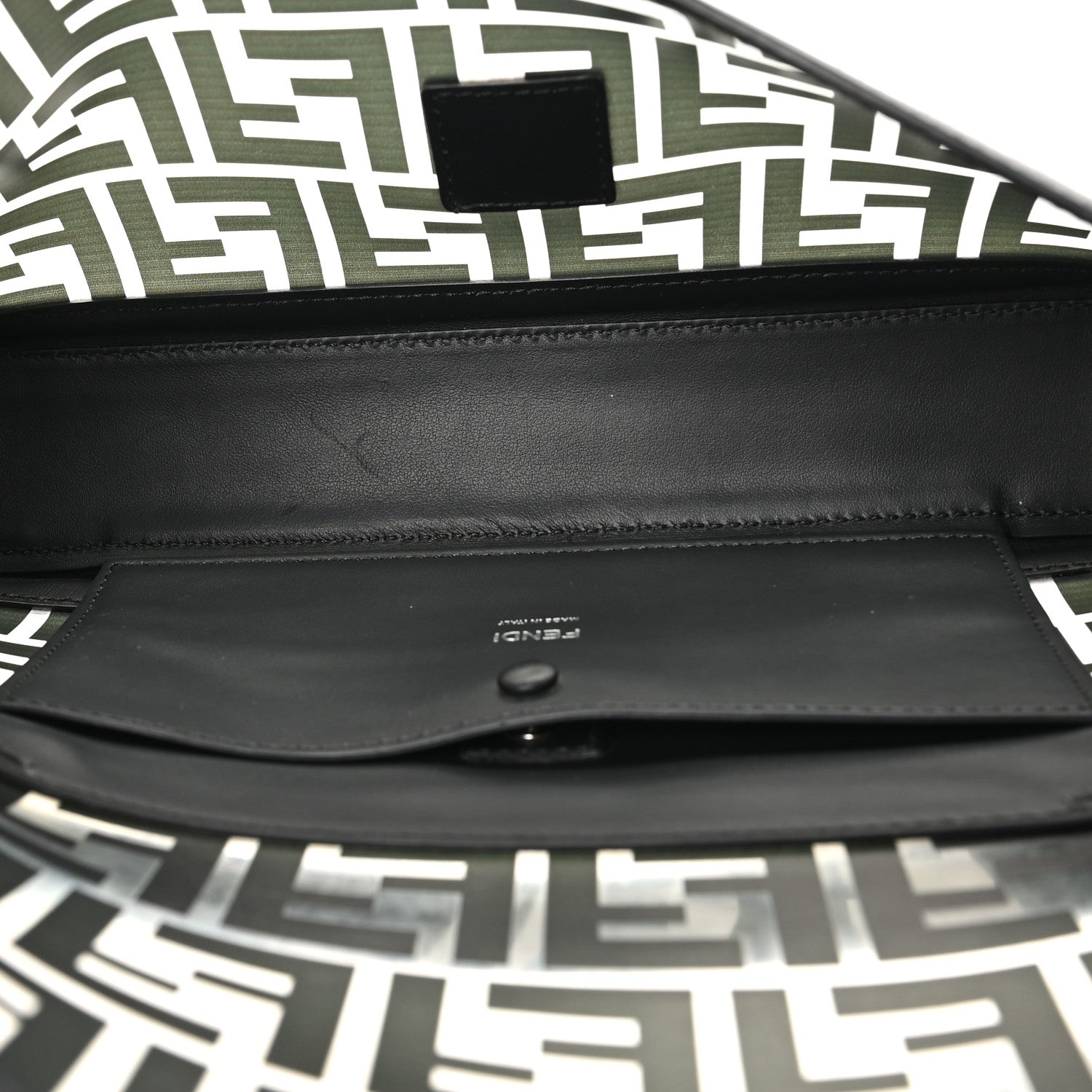 Fendi TPU FF Vitello Grace Baguette Black 5 of 9