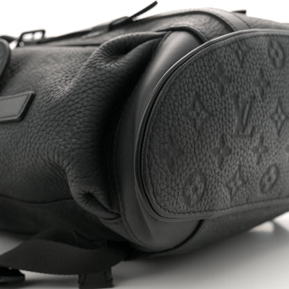 Louis Vuitton Taurillon Monogram Christopher MM Backpack Black 8 of 11