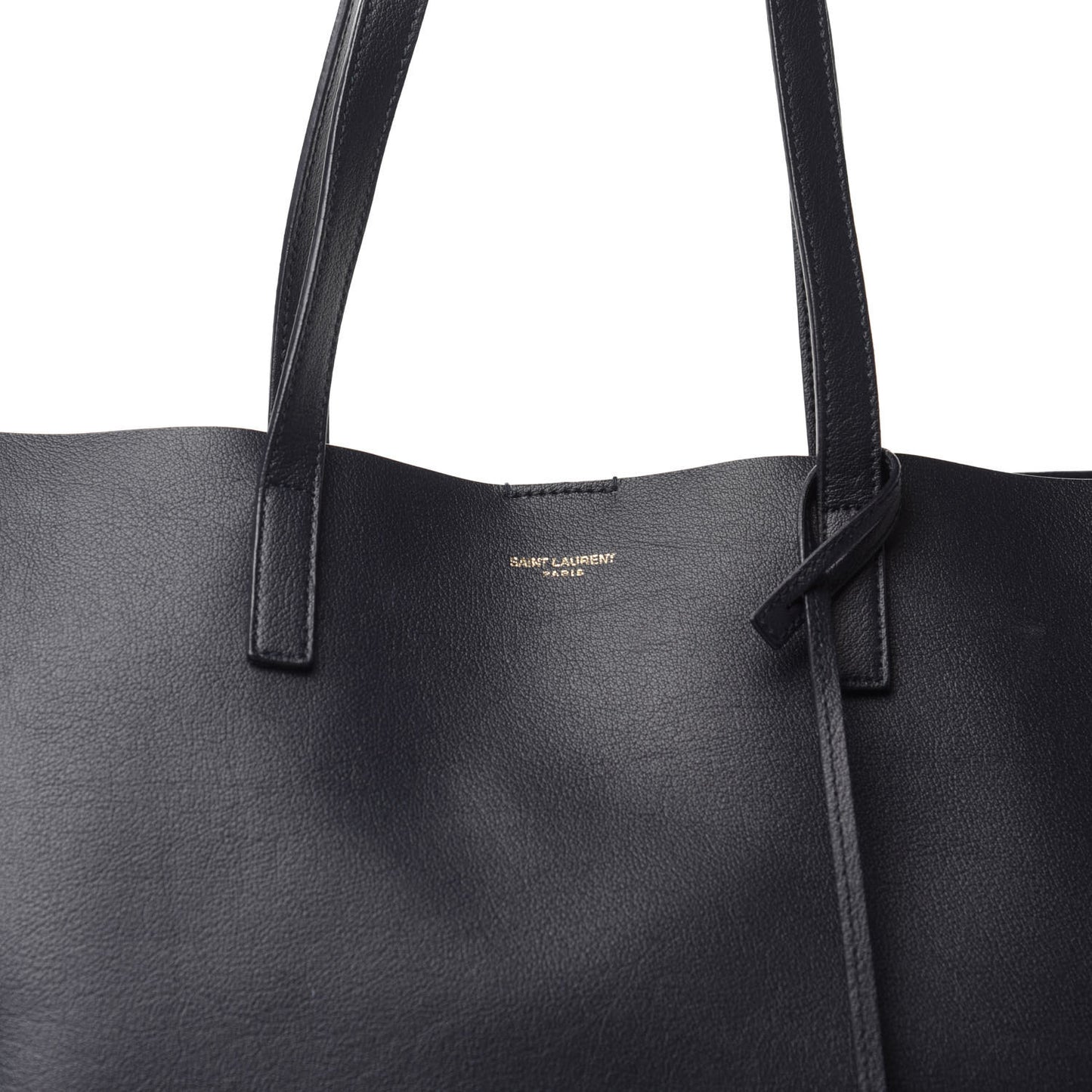 Calfskin Large Shopping Tote Deep Marine