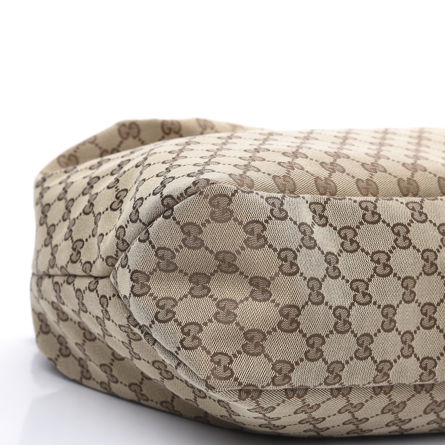 Gucci Monogram Large Horsebit Chain Hobo Dark Brown 7 of 8