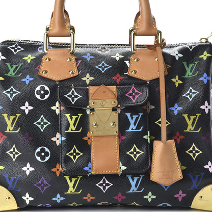 Louis Vuitton Monogram Multicolor Speedy 30 Black 8 of 8