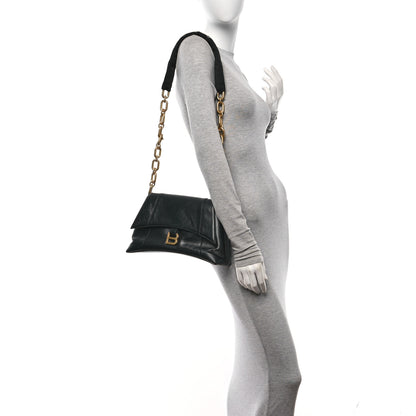 Balenciaga Paper Calfskin S Downtown Chain Shoulder Bag Black 2 of 11
