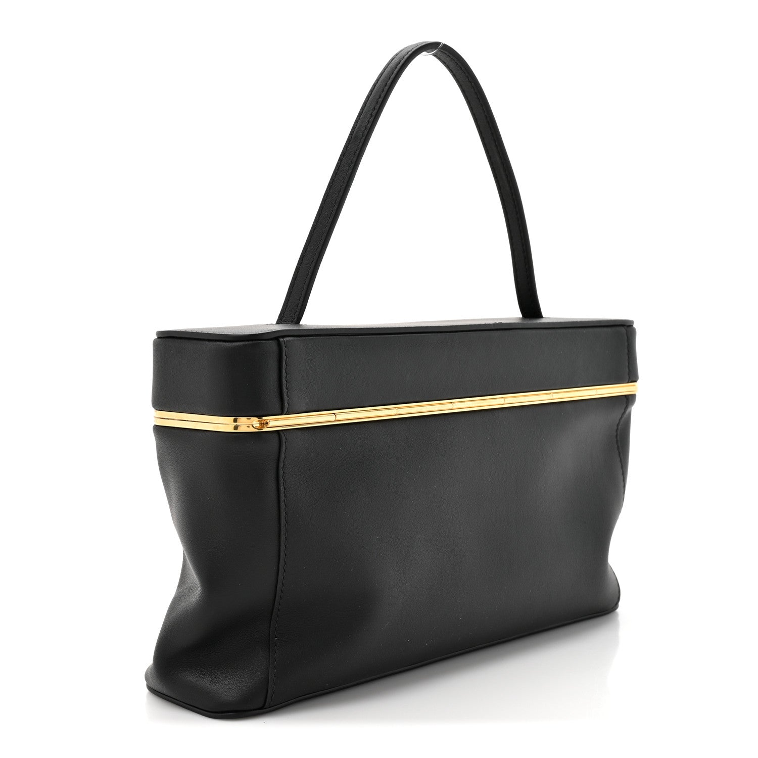 Celine Supple Calfskin Rectangle Bag Black 2 of 9