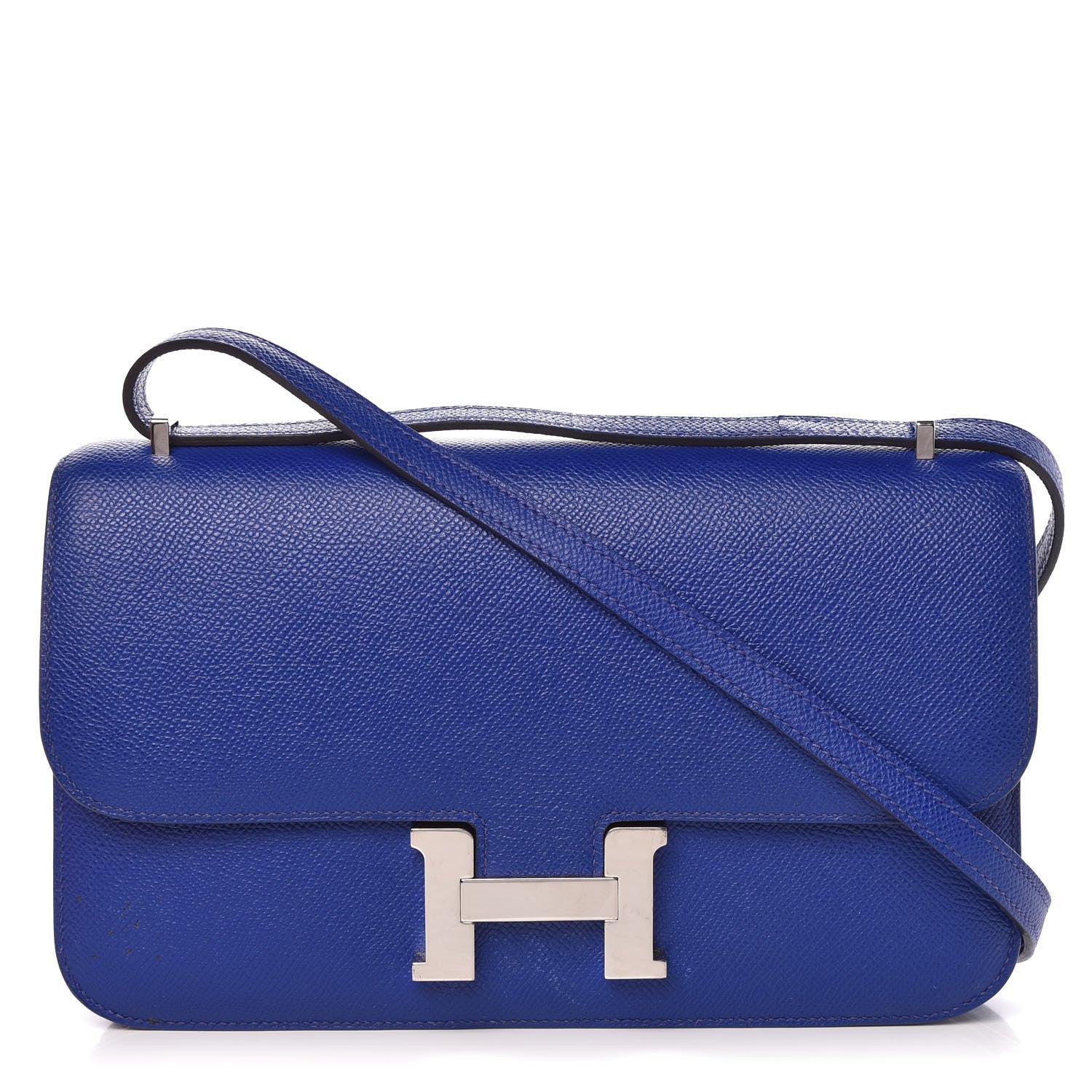 Hermes Epsom Constance Elan 25 Bleu Electrique 1 of 18