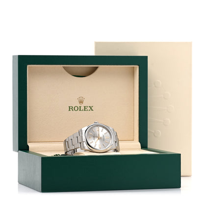 Rolex Stainless Steel 41mm Oyster Perpetual Watch Silver 124300 5 of 5