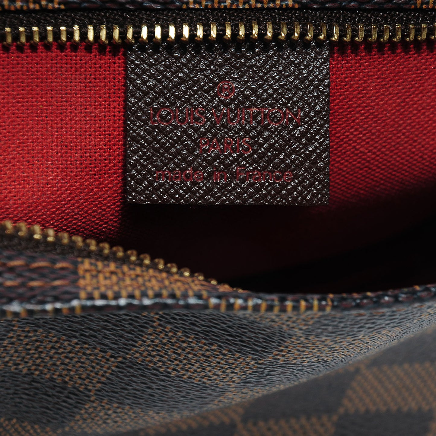 Damier Ebene Trousse Make Up Bag Pochette