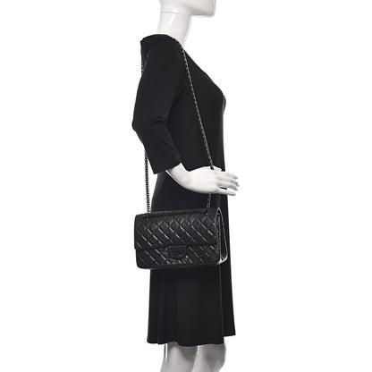 Chanel Aged Calfskin Quilted 2.55 Reissue 225 Flap So Black 2 of 9