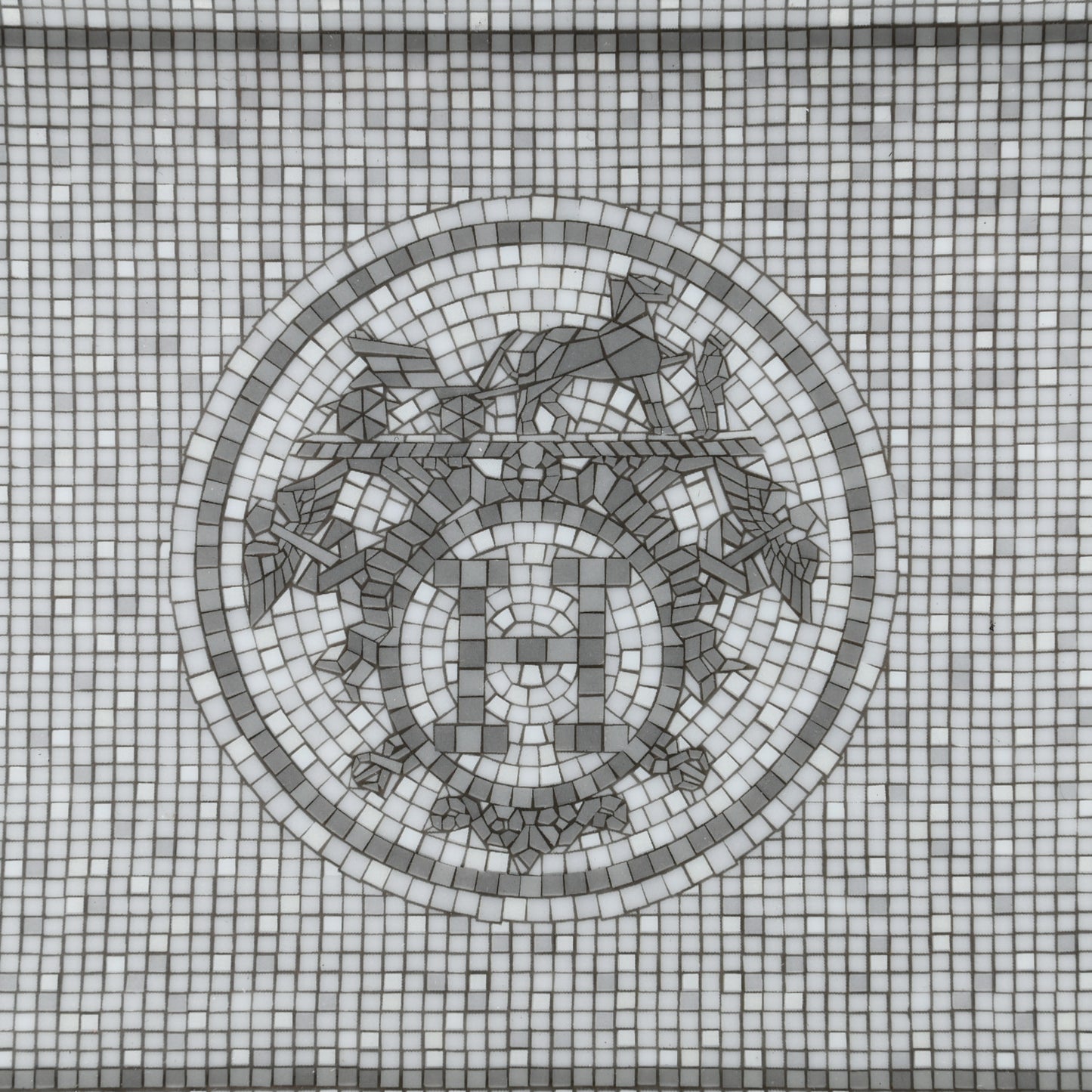 Porcelain Mosaique Au 24 Platine Change Tray