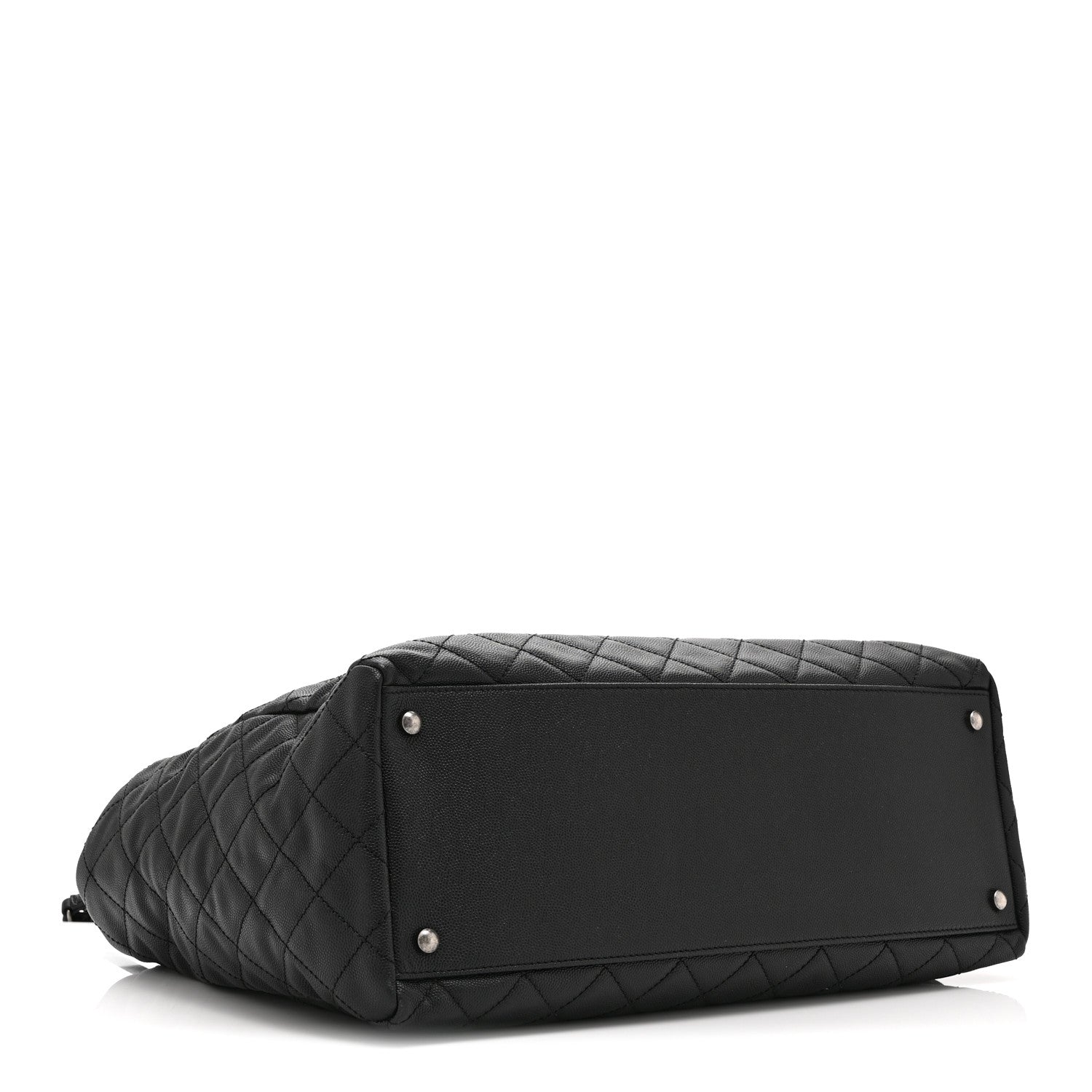 Chanel Caviar Quilted Large Coco Handle Shopping Tote Black 5 of 11