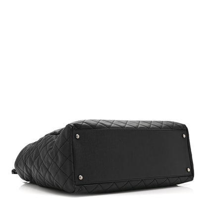 Chanel Caviar Quilted Large Coco Handle Shopping Tote Black 5 of 11