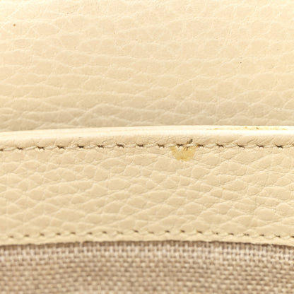 Gucci Dollar Calfskin Interlocking G Crossbody Bag Mystic White 13 of 13
