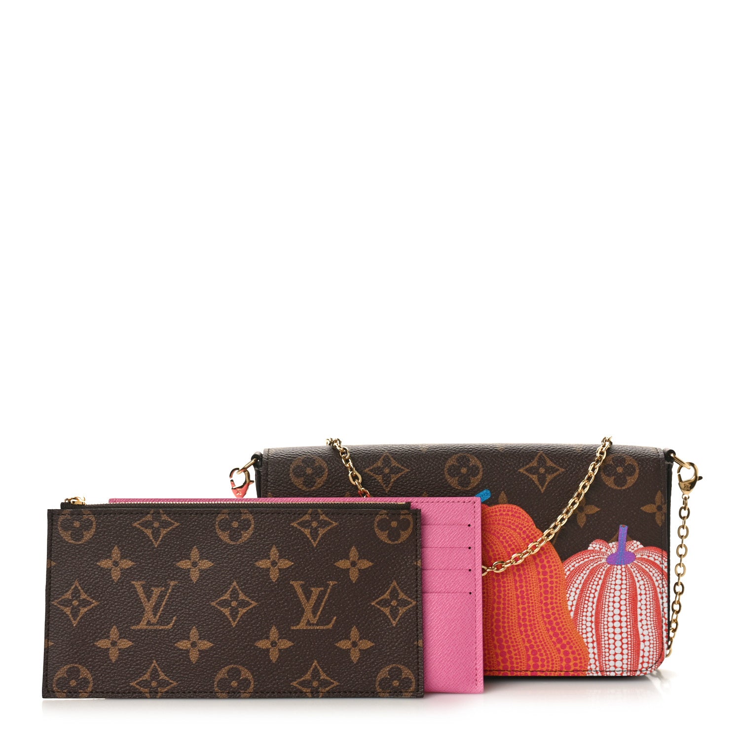 Louis Vuitton LV X YK Monogram Pumpkins Pochette Felicie 2 of 10