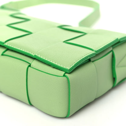 Bottega Veneta Grained Calfskin Maxi Intrecciato Cassette Crossbody Bag Pistachio 10 of 10